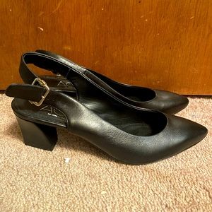AGL sling back heels